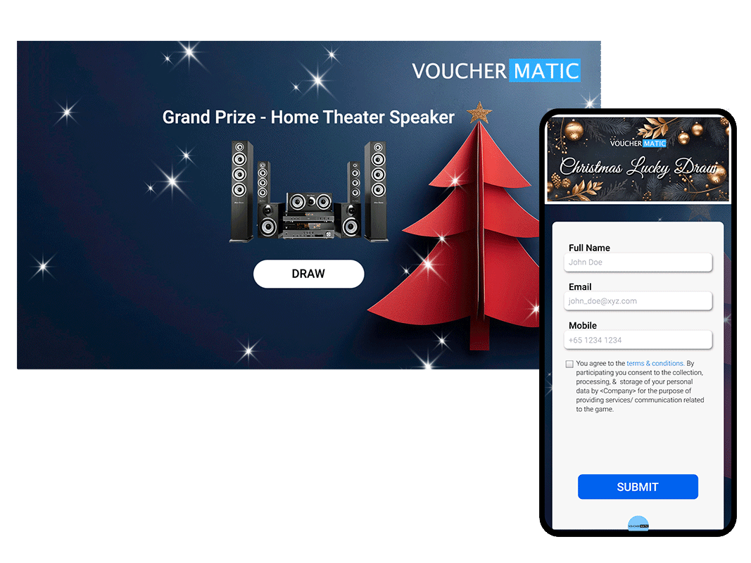 Lucky Draw Campaign brand engagement branding customer retention gamification lucky draw campaigh lucky draw system online marketing reward management vouchermatic