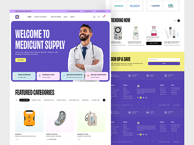 Medicunt - Medical E-commerce Website digitalhealthcare ecommercedesign ecommerceplatform healthcaresolutions healthtech medicalecommerce medicunt moderndesign modernui onlinemedicine onlinepharmacy onlineshopping pharmatech productdesign trendingdesign uiux uiuxdesign uxdesign uxtrends webdesign