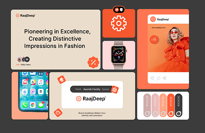 eCommerce Brand Design "RaajDeep" Figma_Desktop branding graphic design ui