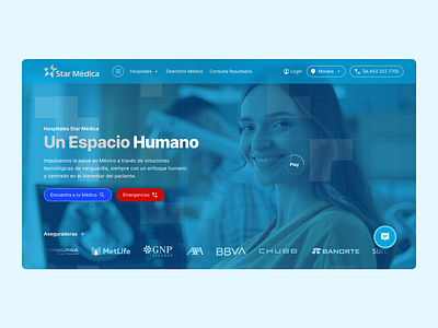 Star Médica website ai health healthcare landing page ui ui challenge ux