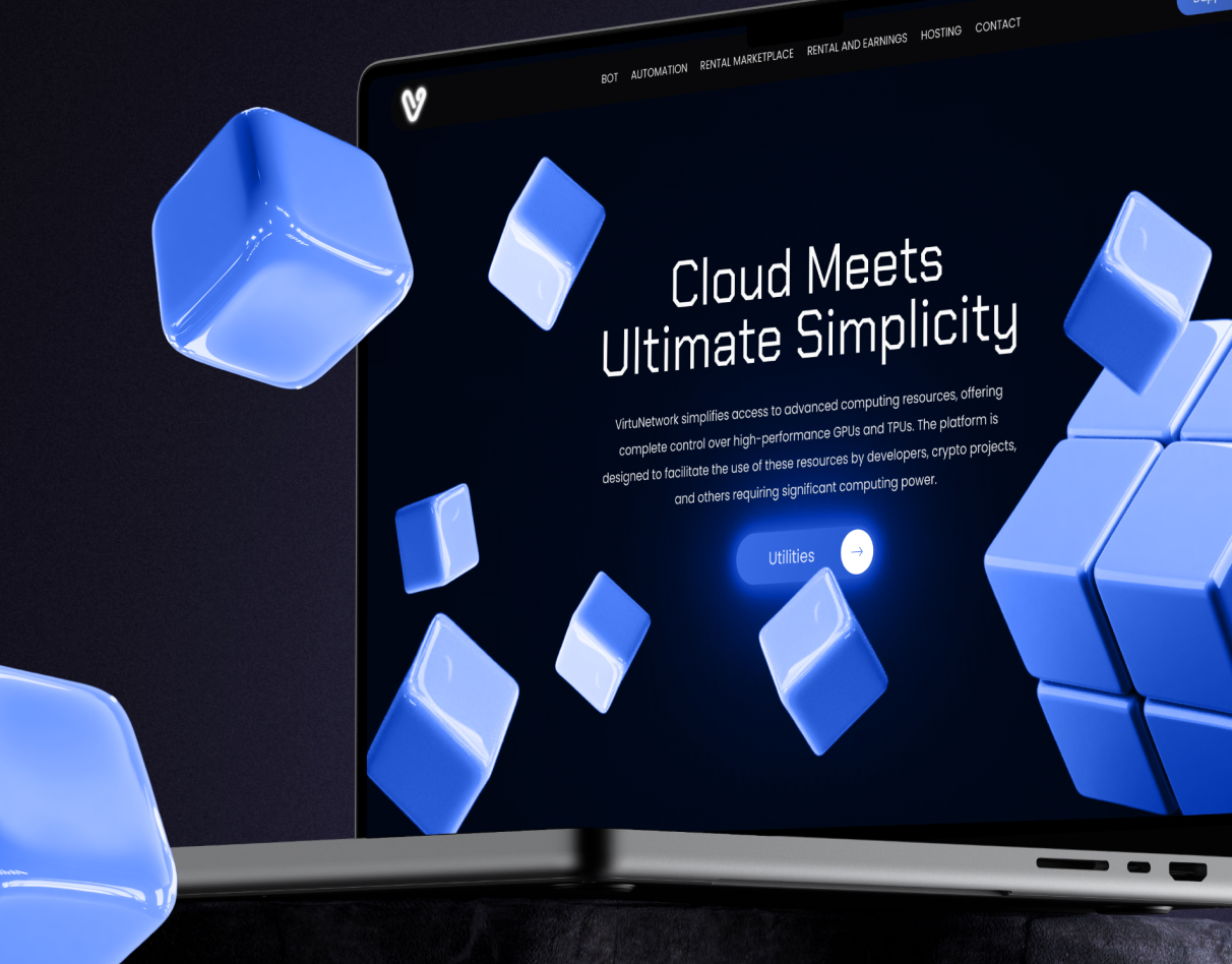 Design concept options for Virtu 2d blockchain concept crypto crypto landing page crypto website cryptocurrency fintech startup webflow webflow website