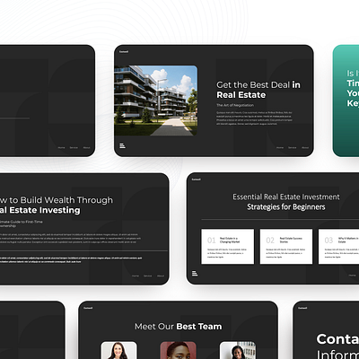 Real Estate Marketing Presentation Design ppt design