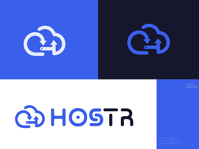 Modern Hosting Logo Design | H Tech Cloud Concept branding dribbble showcase graphic design h cloud h hosting h logo h tech logo hosting logo logo tech startup technology branding