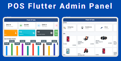 Flutter Admin Panel - POS Inventory Flutter Admin Panel admin panel admin panel design dashboard dashboarddesign dashboardui flutter template flutter ui kit graphic design inventory management inventory management system point of sale pos ui ui kit