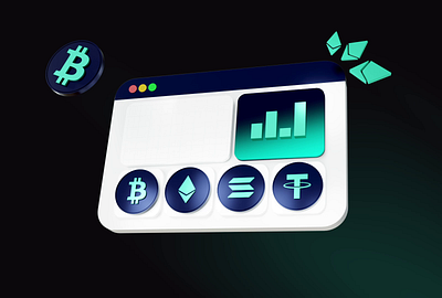 Crypto Dashboard 3D Illustation 3dart 3ddesign bitcoindesign blockchaindesign cryptoart cryptodashboard cryptoui dashboarddesign digitalart ethereum futuristicdesign interfacedesign modernui motiongraphics ui uiuxdesign visualdesign