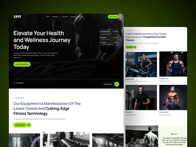 X-Fitness–Professional Gym Website Template agency bodybuilding branding creative design fitness framer gym health healthy illustration landing page modern sport training startup template trainer ui ux webflow