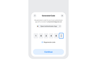 Generate Code app authentication buttons code component design design system email figma input field landing page minimalist modal phone ui ui design ui kit widget