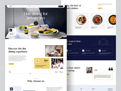 AQ Cuisine | Private Chef | Landing Page cooking cuisine cuisine website culinary dishes food gastronomy landing page landingpage meal private chef restaurant web design website