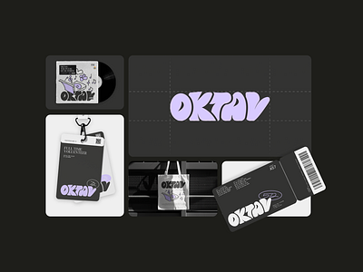 OKTAV - Music Festivals animation brand brand guideline brand identity brand language branding branding agency concert design festival graphic design illustration logo logo design mascot motion graphics music music festival typography vector