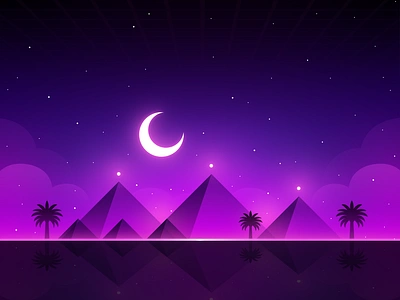 Beat Smash 3D: Home BG 3 art artwork background design egypt egypt night egypt pyramid game game background game illustration illustration landscape music music game neon neon style night piano game pyramid ui