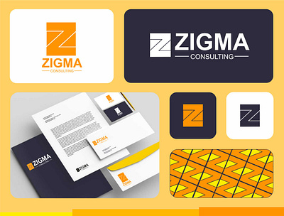 Zigma Consulting Logo Design 3d animation branding graphic design logo motion graphics ui