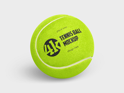 Tennis Ball Mockup Set ball equipment fuzz gear logo mockup mockups net racket racquet sport tennis tennis ball wilson