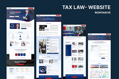 Client Work graphic design responsive tax ui ux website