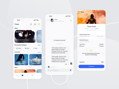 Ticket App android app app design app ui application booking chat ios app iphone app mobile app mobile application mobile design mobile ui ticket ui ux uidesign uiux uiuxdesign user experience user interface uxdesign