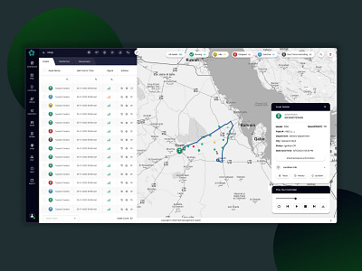 Fleet Management System design fleet management system fms mockup ui vehicle tracking web app