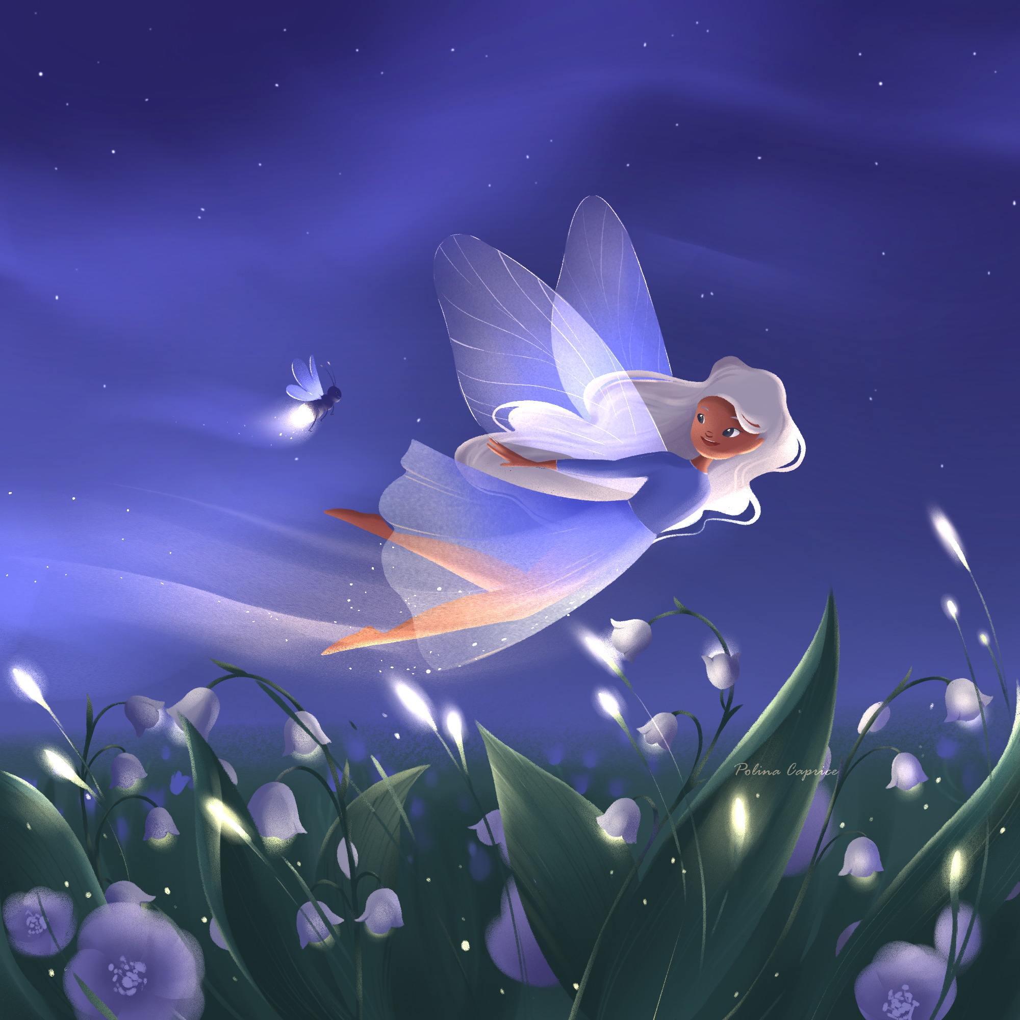 Lily of the valley Fairy children art children book children book illustration childrens book co colorful colors digital art digital painting fairy illustration kidlit kidlitart kids illustration magic picture book whimsical illustrations