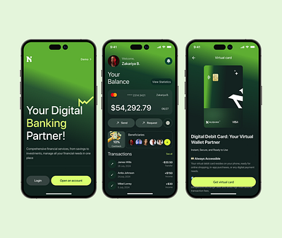 NuBank - Mobile Finance Application app design design digital banking finance finance app design finance application fintech fintech application fintech design interface mobile mobile application money money management product design send transfer ui uiux ux