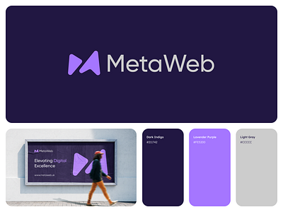 MetaWeb Brand Identity brand brand identity branding design graphic design illustration logo ui vector