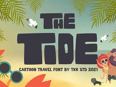 The Tide – Modern Block Font block branding cartoon display font font gaming modern movie playful poster youtube