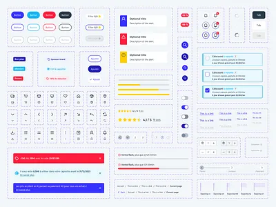 Design System @Cdiscount atomic design button call to action components composants cta ui design grid design system design system ui design tokens interface design system interface ui product design toggle toggle ui ui component ui design ui desktop ui mobile ui tablet