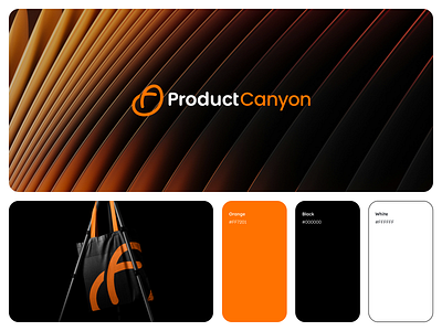 Product Canyon Brand Identity brand brand identity branding design graphic design illustration logo ui ux vector