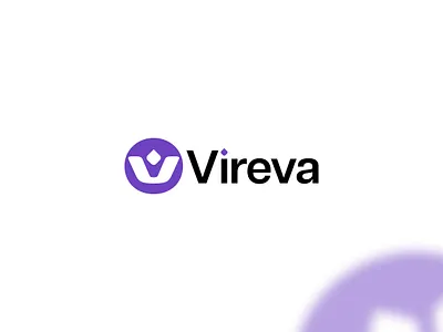 Vireva Logo Design branding clean logo inspiration letter v logo design logotype minimal logo minimal logo design presentation simple logo