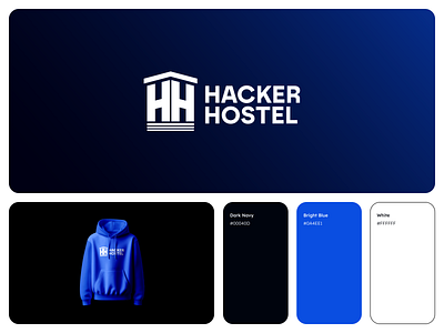 Hacker Hostel Brand Identity brand brand identity branding design graphic design illustration logo ui ux vector