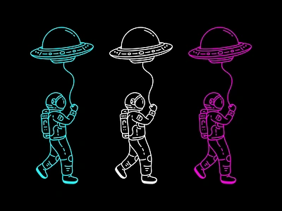 Catch the UFO alien apparel apparel design astronaut balloon branding fantasy galaxy glitch mars nasa outer space planet rocket space spacex t shirt t shirt design ufo universe