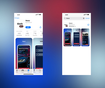 Mobile App app appstore ios mobile screenshots ui