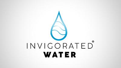 Invigorated Water Logo - Concept branding design graphic design illustration logo typography vector