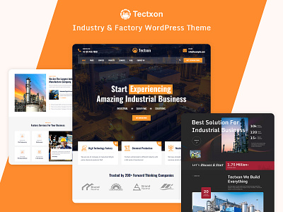 Tectxon - Industry & Factory WordPress Theme refinery