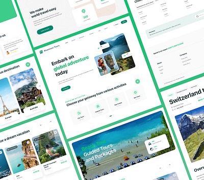 Travel Planner Website UI/UX Design travel ui ui design user experience user interface ux ux design website