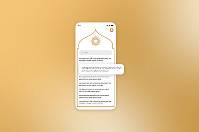 Adhkar App figma flutter golden religious