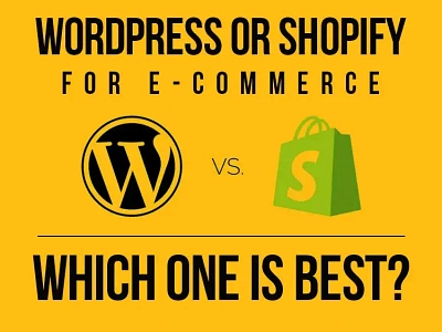 WordPress or Shopify for E-commerce: Which One is Best? agency blog post branding business website cyberavanza ecommernce live live website php platform products seo shopify shopify store solution store website wocommerce wordpress wordpress website