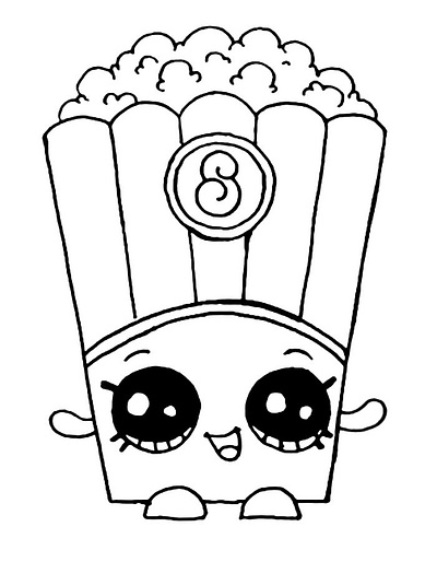 Shopkins Coloring Pages