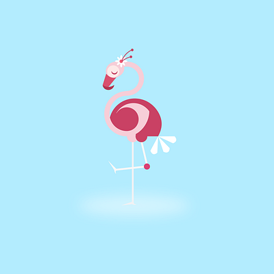 Flamingo: Illustrating Grace in Angles illustration