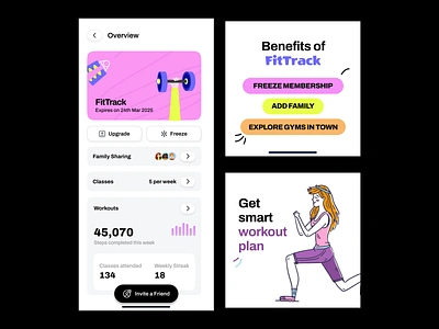 Fitness App exercise tutorials fitbit fitbod fitness planner fitness tracker gym planner health fitness home workout lazyfit mindbody mobile nike run club planet fitness workouts product design strava track your fitness training ui ux workouts