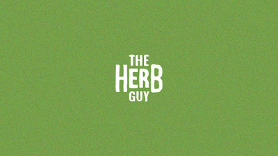 The Herb Guy - Logo and Brand Identity Design design for business unique design