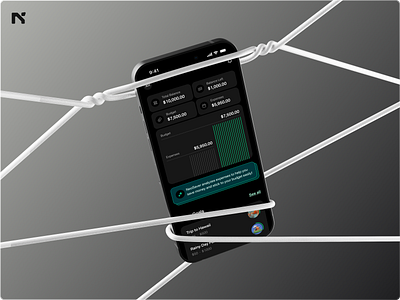 NeoSaver - AI Budgeting App ai ai app ai budgeting app budgeting design finance fintech mobile ui ux