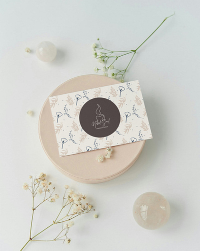 Brand for handmade candle branding design graphic design illustration logo