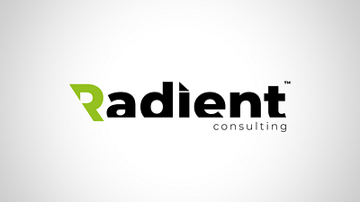 Radient Consulting Logo - Concept branding design graphic design illustration logo typography vector