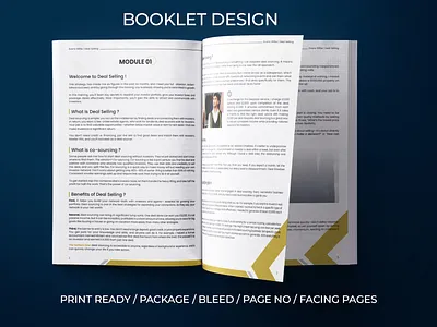 Booklet / Workbook / E Book Design modern templates