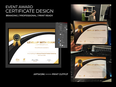 Award Certificate Design gift certificates