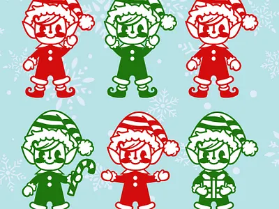 Christmas Elf Cut Vector Clipart, Santa Helper Line Art Design christmas cricut design christmas wall decoration cricut cricut christmas designs cricut decoration design cricut designs cricut elf cricut laser cut elf elf laser cut design elf vector santa helper line art design