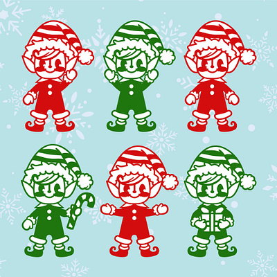 Christmas Elf Cut Vector Clipart, Santa Helper Line Art Design christmas cricut design christmas wall decoration cricut cricut christmas designs cricut decoration design cricut designs cricut elf cricut laser cut elf elf laser cut design elf vector santa helper line art design