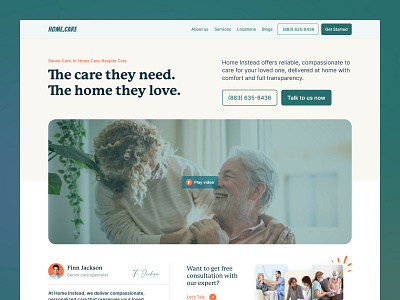 Health Care Landing Page Design (Hero Section) crm template dashboard free landing page full page health care health care web design hello md jahid hasan hellomdjahidhasan hero section home care hospital jahidhasan landing page medical medical care take care time tracking web design website design