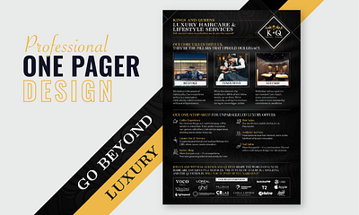 Flyer Design | One Pager Template branding business corporate flyer executive summary flyer flyer design flyer template free template graphic design ideas investment investment teaser one pager one pager design one pager template pitch deck sample startup teaser