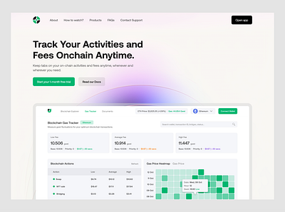 Hero Section Design for Web3 Protocol design figma hero landing page ui ux web3