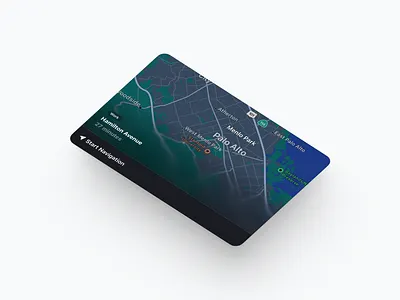 Map ui design. clean dark graphic design minimalist ui webdesign