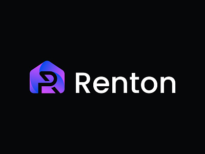 Renton - Real Estate Logo Design, Branding, Brand Identity brand identity branding company logo construction creative logo home logo invest logo letter r logo logo design logofolio 2024 modern logo property logo real estate real estate branding real estate logo real estate logo dribbble tech house logo tech logo technology logo